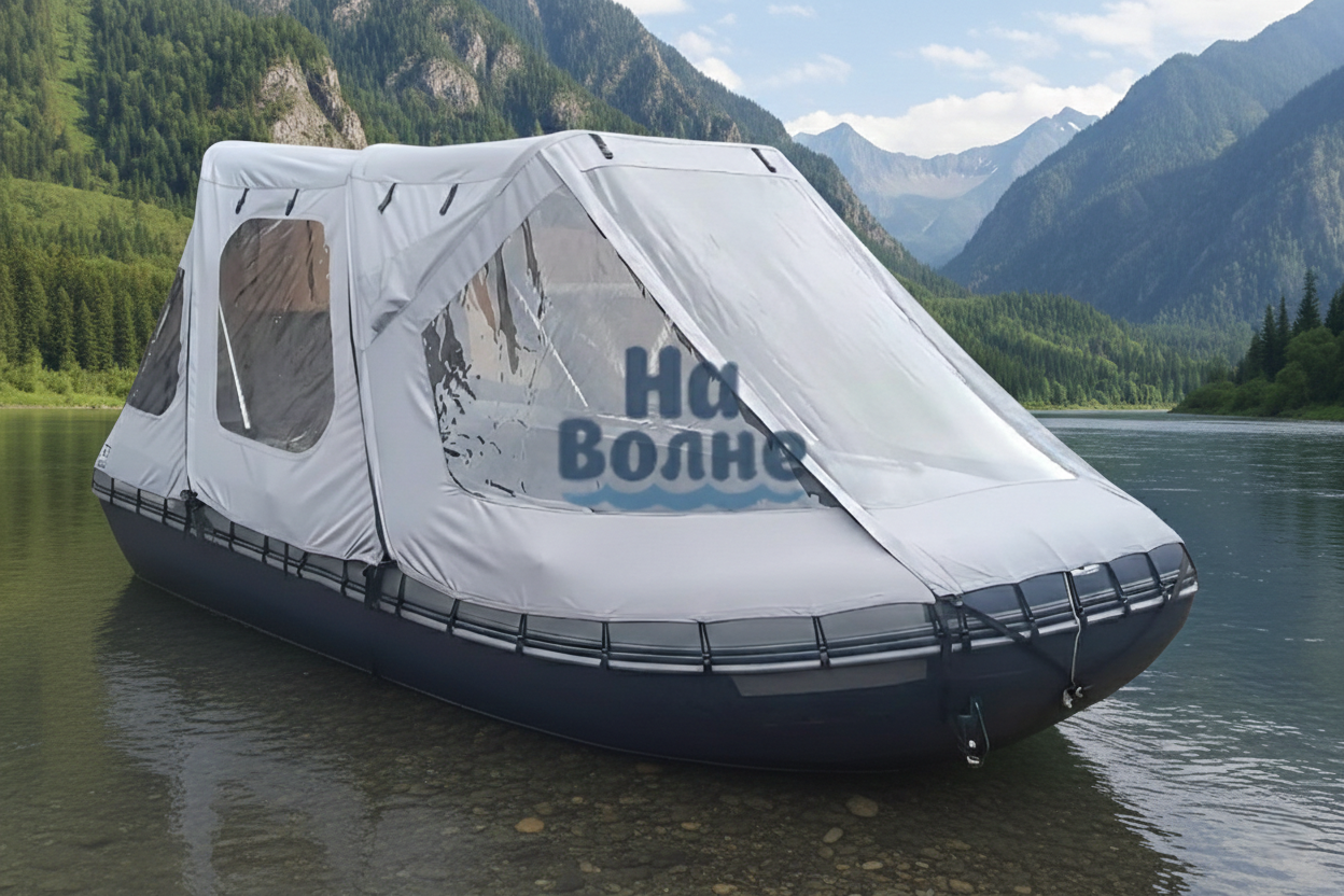 Тент-трансформер для лодок ПВХ (Ходовой тент)